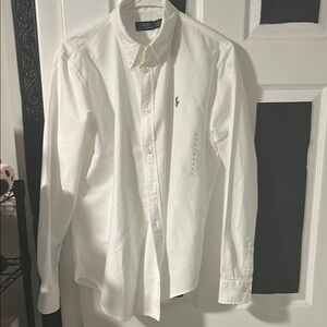 Polo by Ralph Lauren White Casual Button Down Shirt